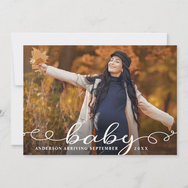 Baby |  Photo Pregnancy Announcement (Front)