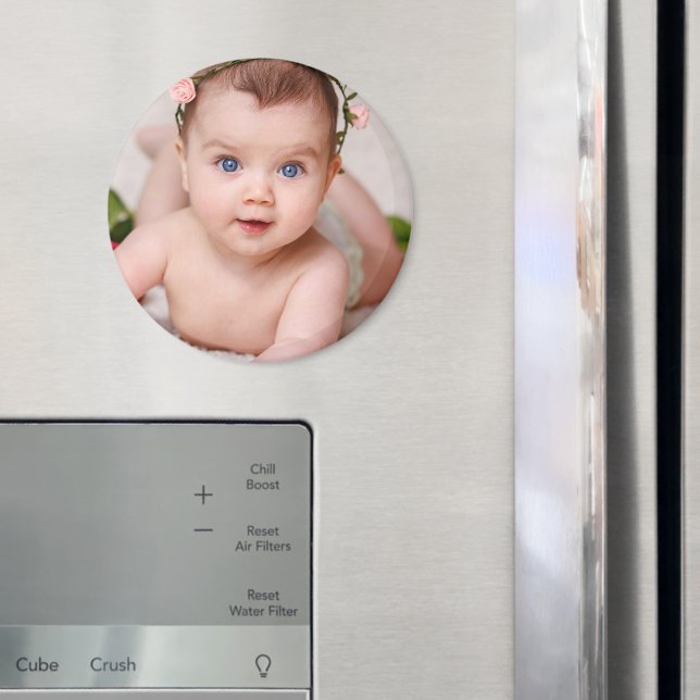 Baby Photo Template Kids Children Gift Magnet (In Situ (Fridge))