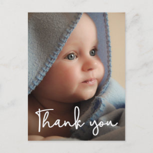Baby Photo THANK YOU Birth Announcement Vertical