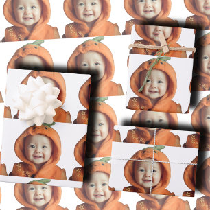 Baby Photo Wrapping Paper Sheet