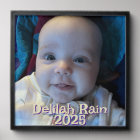 Baby Photograph Personalised with Year