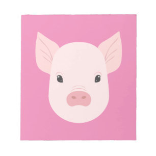 Baby Pig Face Notepad
