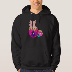 Baby Pig Hatching From Easter Egg Easter Day Hoodie