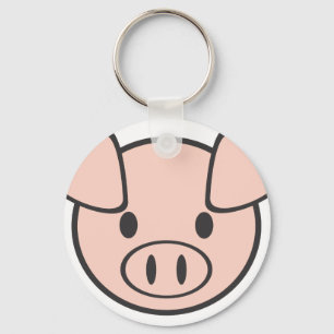 Baby Pig Key Ring