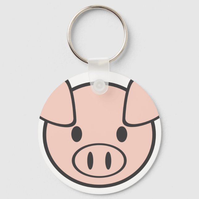 Baby Pig Key Ring (Front)