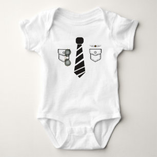 Baby Pilot Uniform Bodysuits Unisex