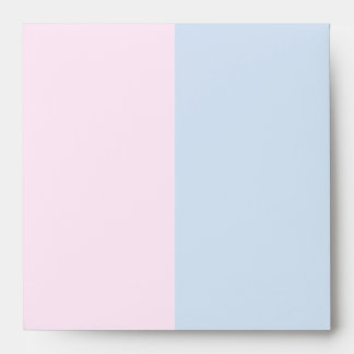 Baby Pink and Baby Blue Linen Envelopes