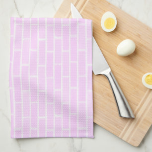 Baby Pink Brick Tea Towel