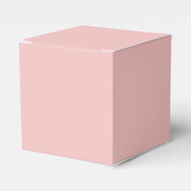 Baby Pink Classic Favour Box (Front Side)