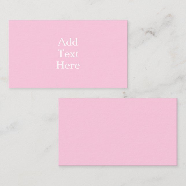 Baby Pink Enclosure Card (Front/Back)