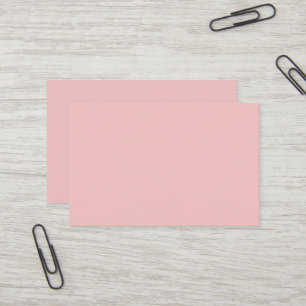 Baby Pink European Business Card