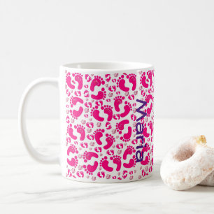 Baby Pink Feet Girl Mug