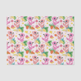 Baby Pink Flamingos  Tissue Paper