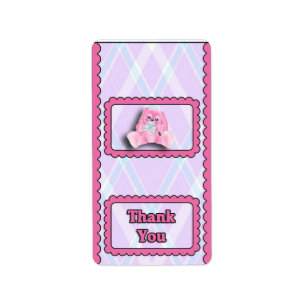 Baby Pink Girl Hersheys Miniature Candy bar wrap Label