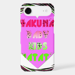 Baby Pink  Hearts Hakuna Matata Baby Kids Design.p
