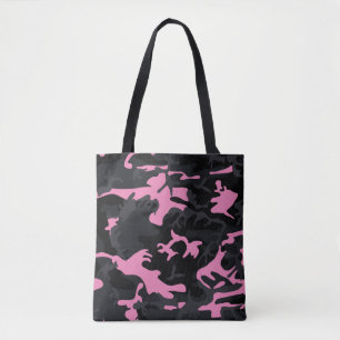 Baby Pink Highlights Camo Tote Bag