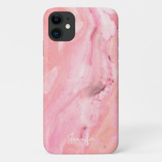 Baby Pink Marble iPhone 11 Case