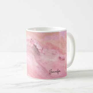 Baby Pink Marble Coffee Mug