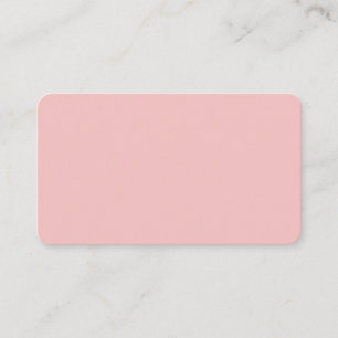 Baby Pink Rounded Business Card