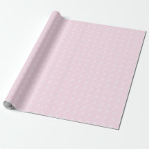 Baby Pink Snowflake Christmas Paper Gift Wrap