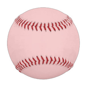 Baby Pink Solid Color Baseball