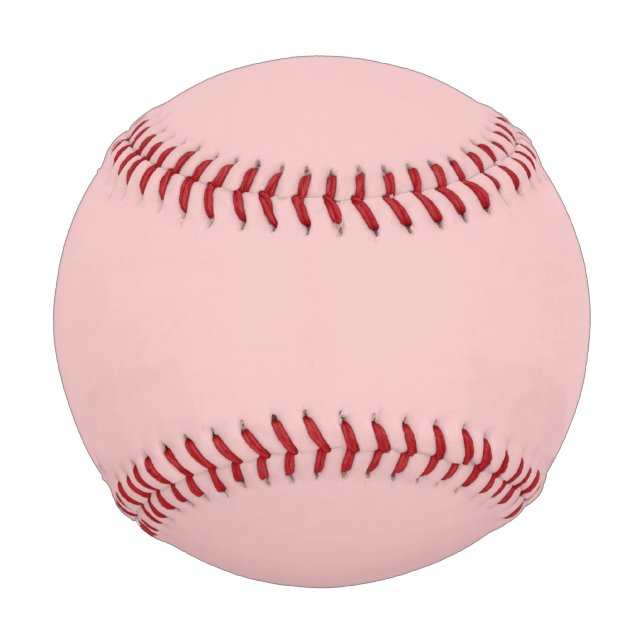 Baby Pink Solid Colour Baseball (Front)