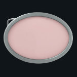 Baby pink (solid colour)  Belt Buckle<br><div class="desc">Baby pink (solid colour)</div>