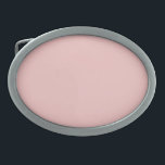 Baby pink (solid colour)  Belt Buckle<br><div class="desc">Baby pink (solid colour)</div>