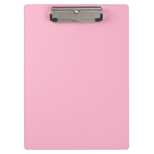 Baby pink solid colour clipboard (Front)