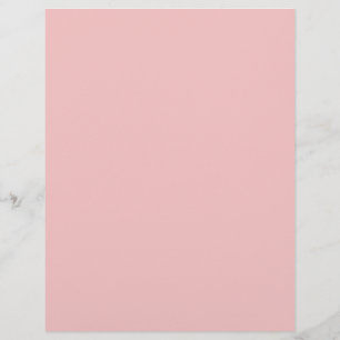 Baby pink (solid colour) Custom Letterhead