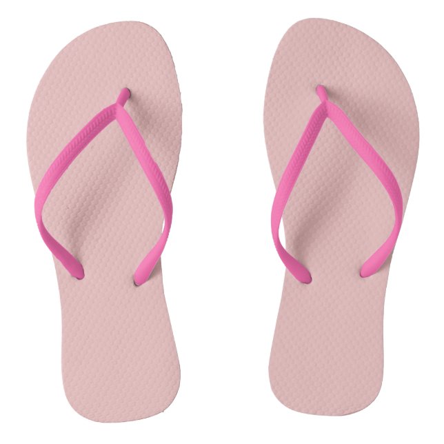  Baby pink (solid colour)  Flip Flops (Footbed)