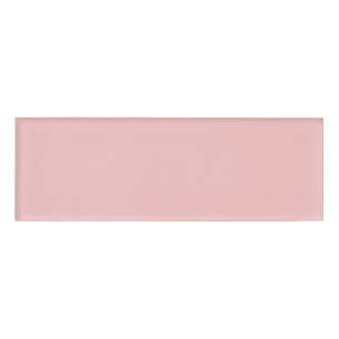 Baby Pink Solid Colour Name Tag