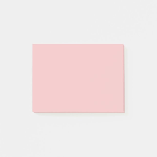 Baby Pink Solid Colour Post-it Notes (Front)