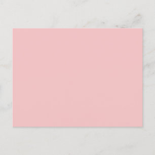 Baby Pink Solid Colour Postcard
