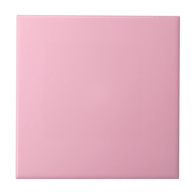 Baby pink solid colour tile (Front)