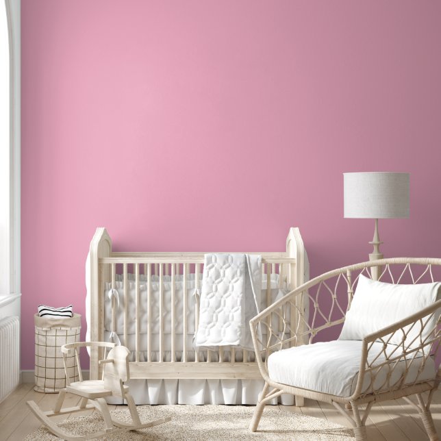 Baby pink solid colour wallpaper (Kids)