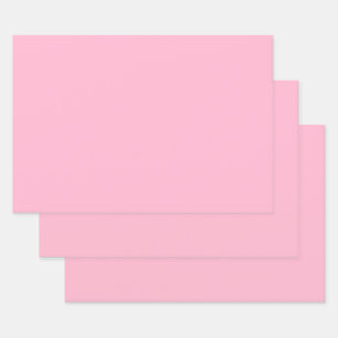 Baby pink  (solid colour)  wrapping paper sheet
