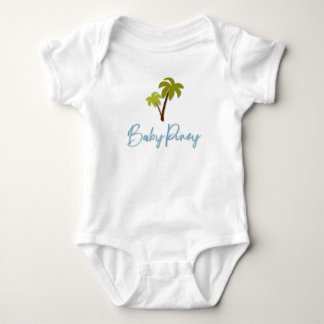 Baby Pinoy with Palm Tree Bodysuit