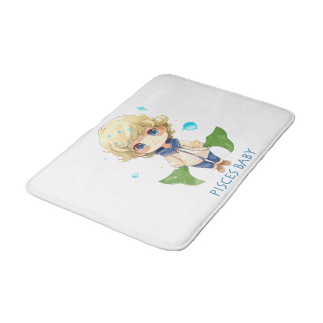Baby Pisces 4 Bath Mat (Angled)