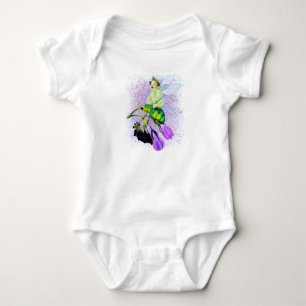 Baby Pixie Laughing on Beetle Ride Bodysuit