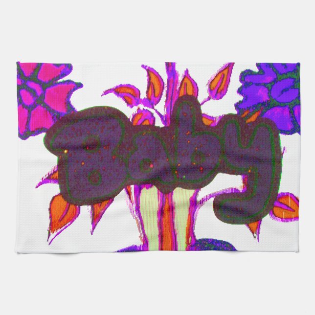 Baby plant Hakuna Matata gifts.png Tea Towel (Horizontal)