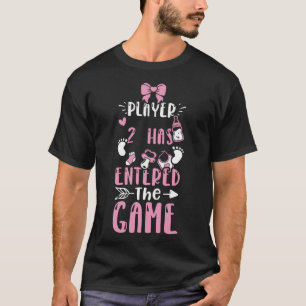 Baby Player 2 Has Entered The Game Baby Girl T-Shirt