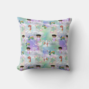 Baby Playmates with Rainbows and Clouds Cushion