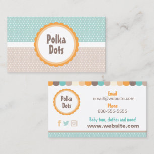 Baby Polka Dots Business Card