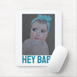 Baby Portrait Painting by Alfred Fox Mouse Mat