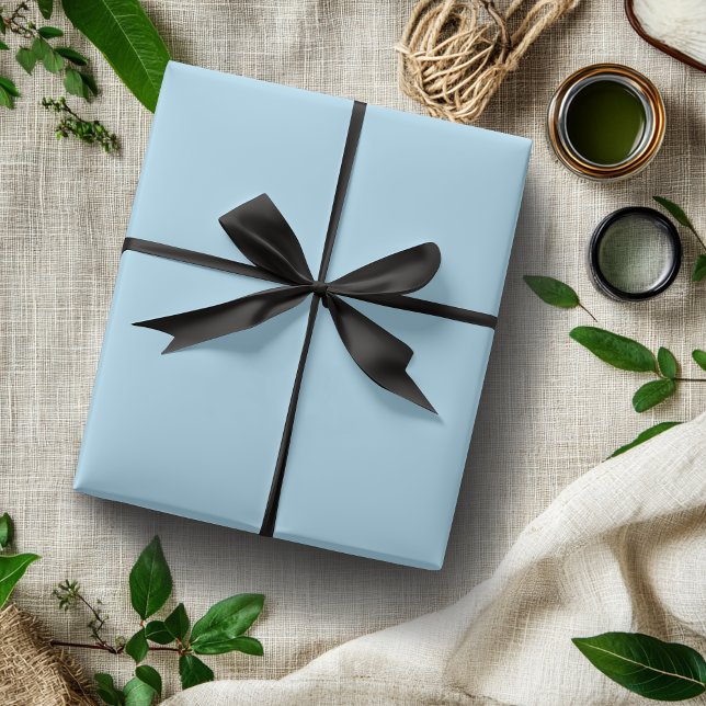 Baby Powder Blue Solid Colour | Classic | Elegant Wrapping Paper (Creator Uploaded)