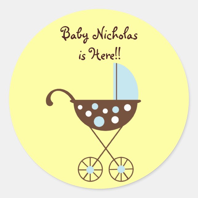 Baby Pram Mod Sticker (Front)