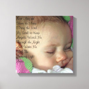 Baby Prayer Canvas Print