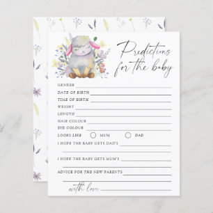 Baby predictions and advice - lamb