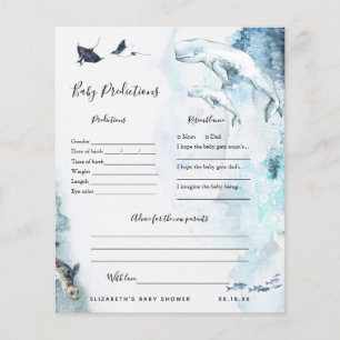 Baby Predictions Baby Shower Game